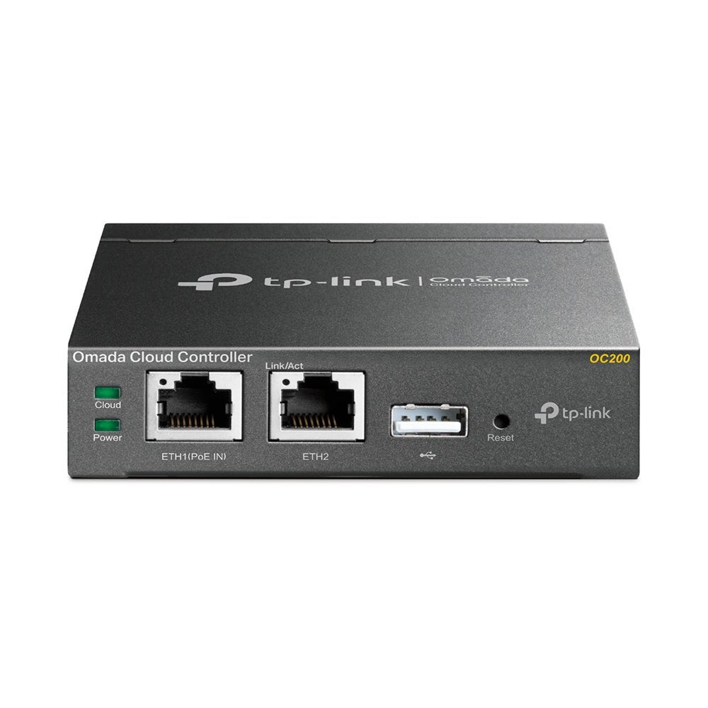 TP-Link Omada OC200 Cloud Controller | 2x 10/100 Mbps Ethernet | PoE Voeding | Zwart - Matmuis